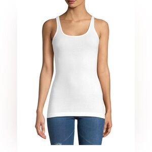 Vince White Favorite Ribbed Tank Top XS NWT